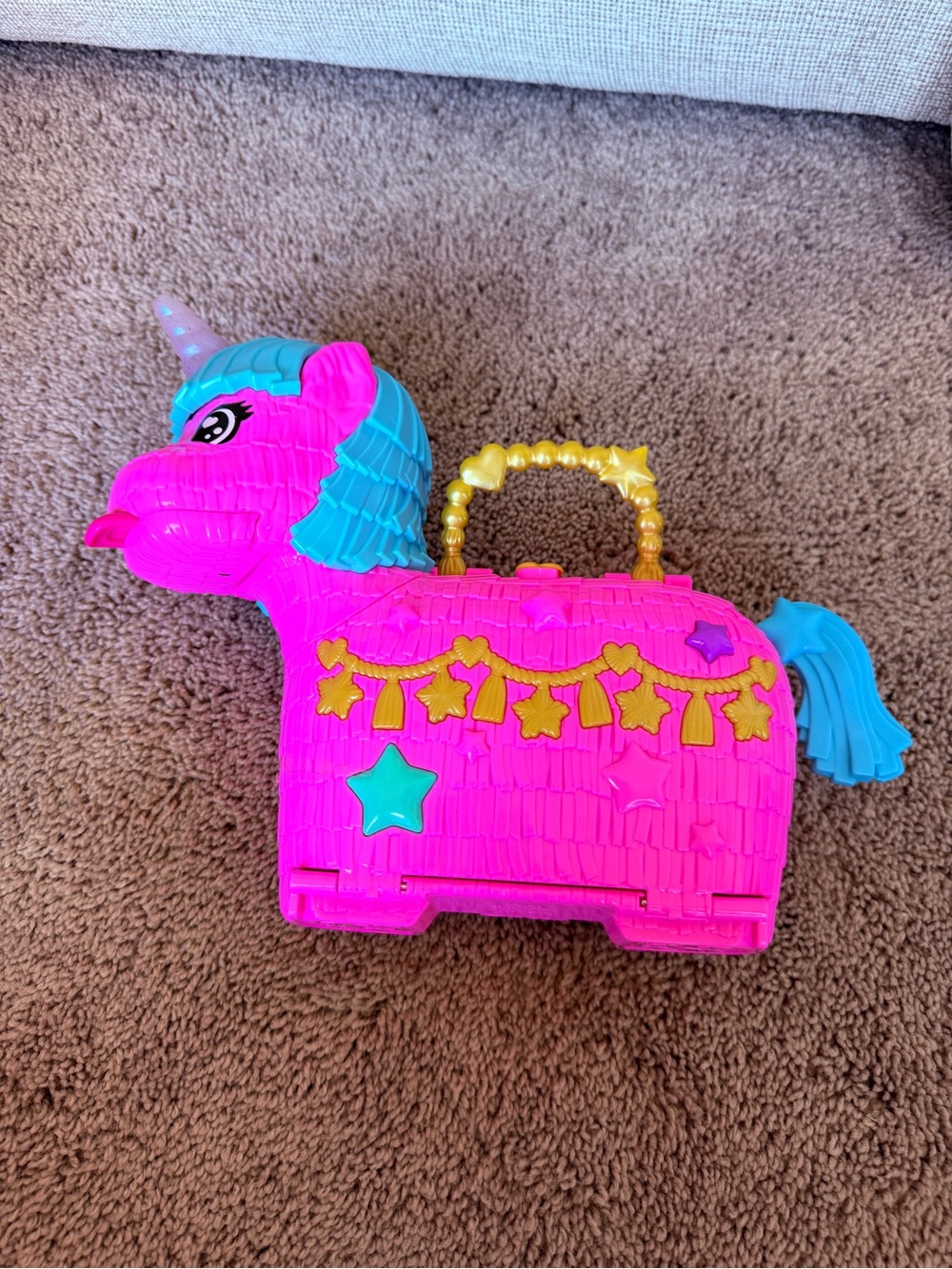 Polly pocket Mattel unicorn piñata partyland playset